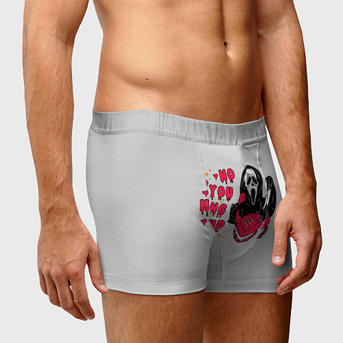 Мужские трусы Крик призрачный разговор / 3D-принт – фото 3