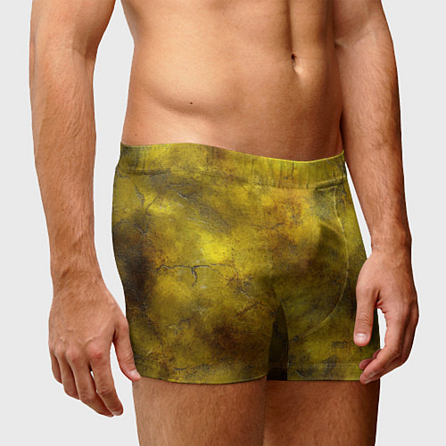 Мужские трусы Золотая ржавая текстура / 3D-принт – фото 3