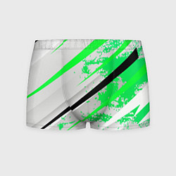 Мужские трусы Color white light green