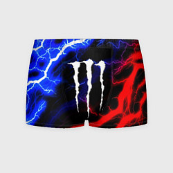 Мужские трусы Monster energy молнии неон