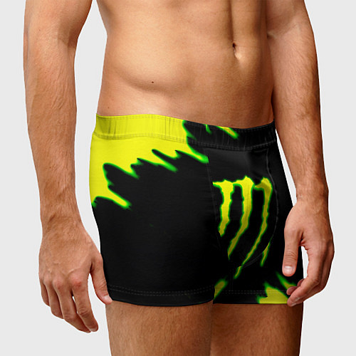 Мужские трусы Кислотный монстр энерджи / 3D-принт – фото 3