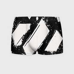 Мужские трусы Color black white