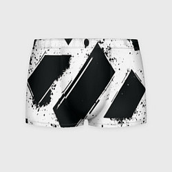 Мужские трусы Color black white