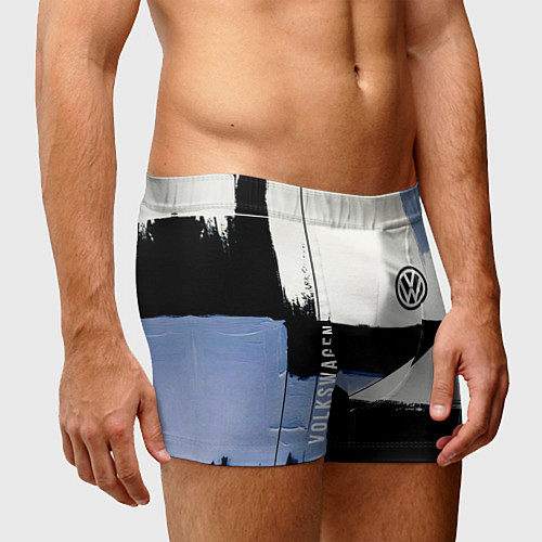 Мужские трусы Volkswagen логотип / 3D-принт – фото 3