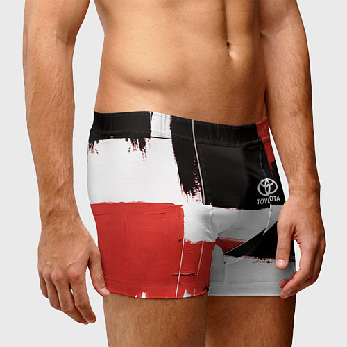Мужские трусы Toyota логотип / 3D-принт – фото 3