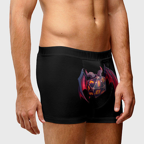 Мужские трусы Дьявольский кубик / 3D-принт – фото 3