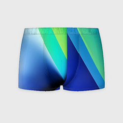 Трусы-боксеры мужские Color blue green, цвет: 3D-принт