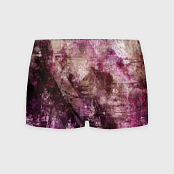 Мужские трусы Абстракция - dark trash atom with violet