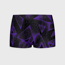 Трусы-боксеры мужские The triangle is purple, цвет: 3D-принт