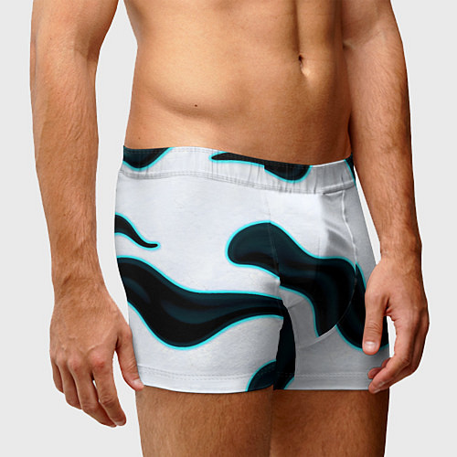 Мужские трусы Пятна с неоном / 3D-принт – фото 3