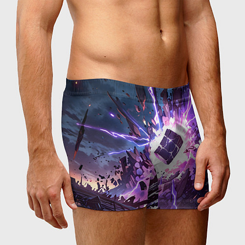 Мужские трусы Магический куб / 3D-принт – фото 3