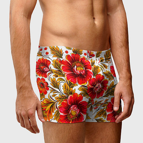 Мужские трусы Русская традиционная живопись / 3D-принт – фото 3