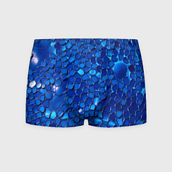Мужские трусы Блестящие синие отражения