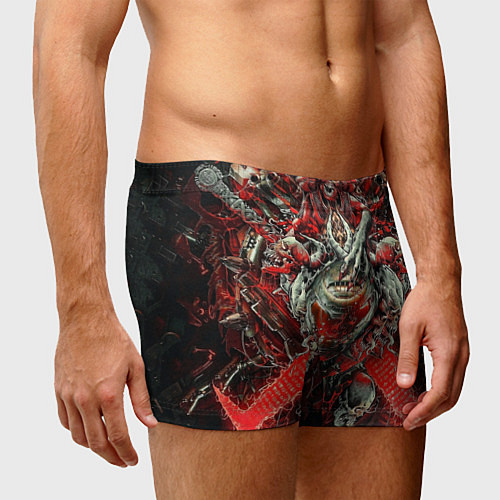 Мужские трусы Doom постер к игре / 3D-принт – фото 3