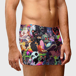 Трусы-боксеры мужские Страшилки, цвет: 3D-принт — фото 2