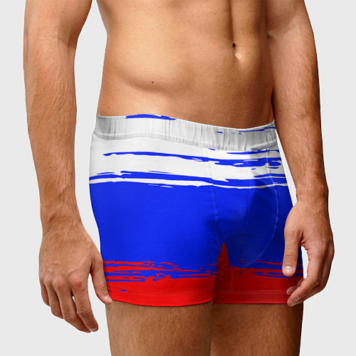 Мужские трусы Патриот - флаг / 3D-принт – фото 3