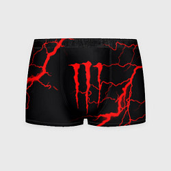 Мужские трусы Monster energy storm red