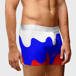 Трусы-боксеры мужские Патриот - флаг, цвет: 3D-принт — фото 2