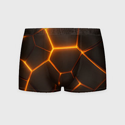 Мужские трусы Оранжевое свечение текстура