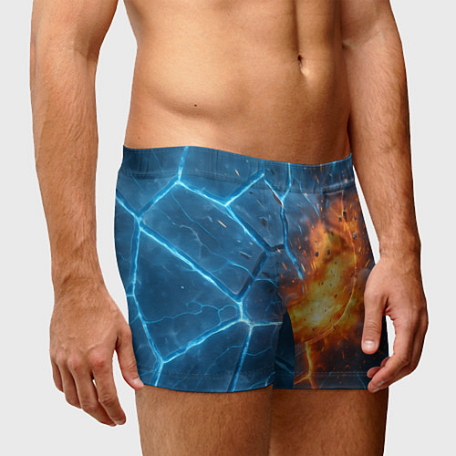 Мужские трусы Взрыв из объемных плит / 3D-принт – фото 3