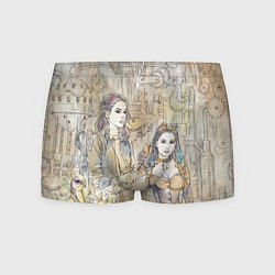 Мужские трусы Девушки стимпанк