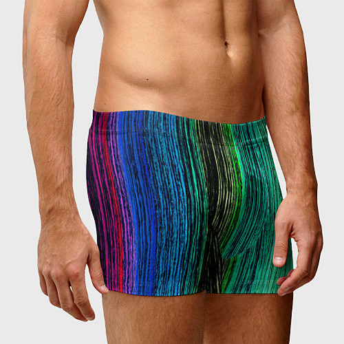 Мужские трусы Цветовая палитра / 3D-принт – фото 3