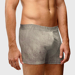 Трусы-боксеры мужские Абстракция - grey pink wall, цвет: 3D-принт — фото 2