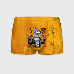 Трусы-боксеры мужские Cool Bender - graffiti, цвет: 3D-принт