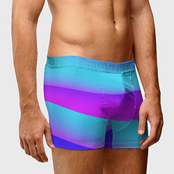Трусы-боксеры мужские Неоновый прилив, цвет: 3D-принт — фото 2