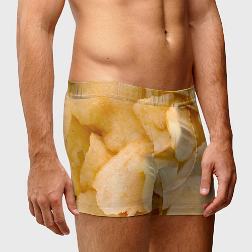 Мужские трусы Чипсы текстура / 3D-принт – фото 3