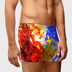 Трусы-боксеры мужские Doom битва огня, цвет: 3D-принт — фото 2