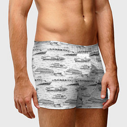 Трусы-боксеры мужские Корабли на Неве, цвет: 3D-принт — фото 2