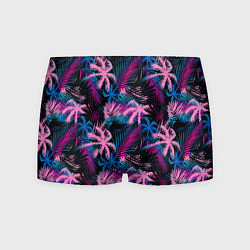 Трусы-боксеры мужские Palm pink blue pink, цвет: 3D-принт