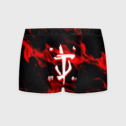 Мужские трусы Doom красный огонь марса