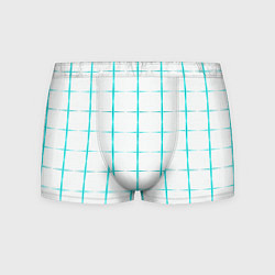 Мужские трусы Color white light blue crosses