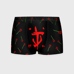 Мужские трусы Doom rose pattern