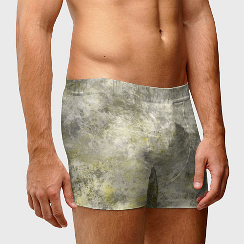 Мужские трусы Абстракция - yellow acidic liquid / 3D-принт – фото 3