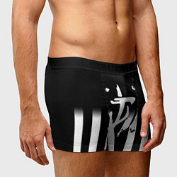 Трусы-боксеры мужские Doom line white, цвет: 3D-принт — фото 2