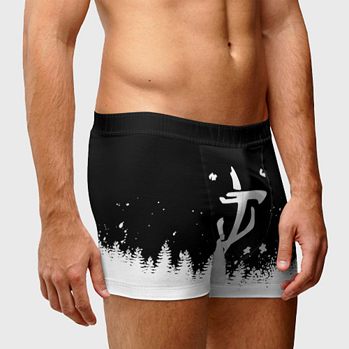 Мужские трусы Doom winter wild / 3D-принт – фото 3
