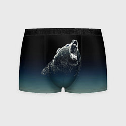 Трусы-боксеры мужские Бурый в гневе - градиент, цвет: 3D-принт
