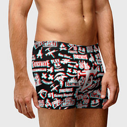 Трусы-боксеры мужские Doom x fortnite glitch, цвет: 3D-принт — фото 2