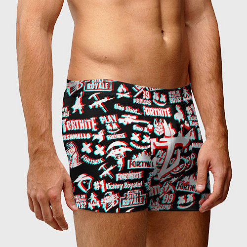 Мужские трусы Doom x fortnite glitch / 3D-принт – фото 3
