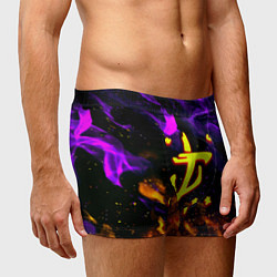 Трусы-боксеры мужские Doom огненный стиль, цвет: 3D-принт — фото 2