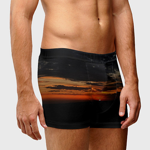 Мужские трусы Закат на плато / 3D-принт – фото 3