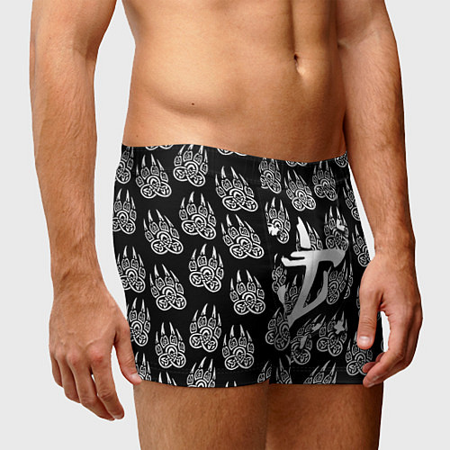 Мужские трусы Doom хищник леса / 3D-принт – фото 3