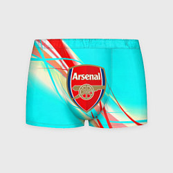 Трусы-боксеры мужские Arsenal stripes, цвет: 3D-принт