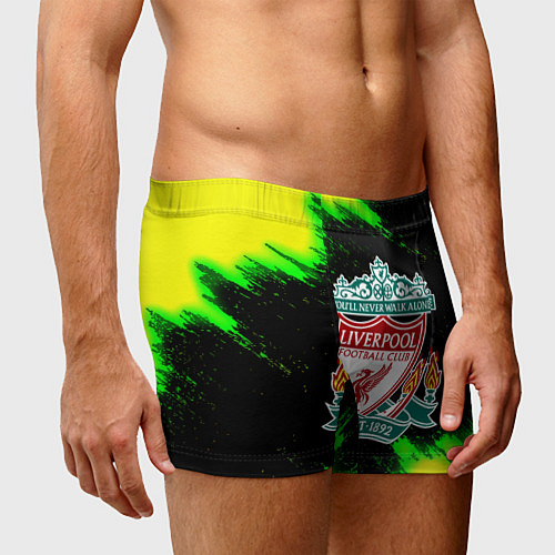 Мужские трусы Ливерпуль кислотные краски / 3D-принт – фото 3
