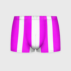 Трусы-боксеры мужские Color white and pink, цвет: 3D-принт