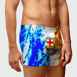 Трусы-боксеры мужские Barcelona огненные краски, цвет: 3D-принт — фото 2