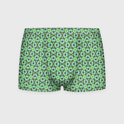 Мужские трусы Зелено-голубой калейдоскоп